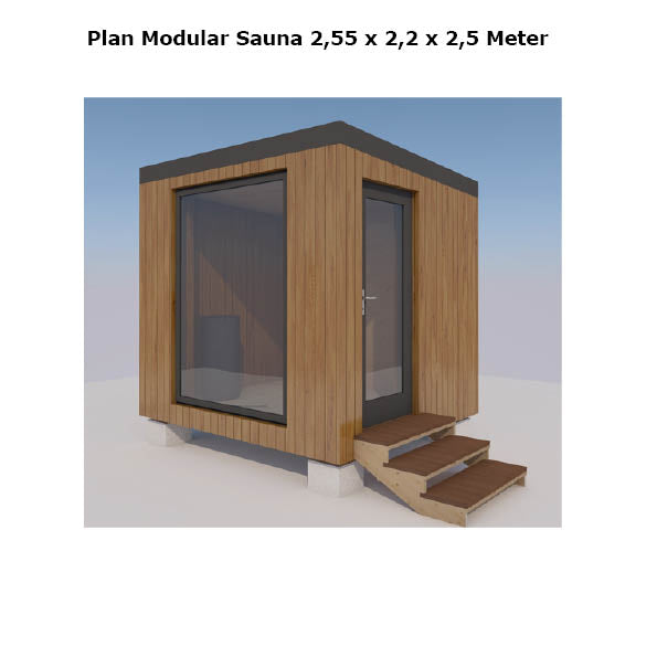 Aussensauna Modular 1 **AKTION**